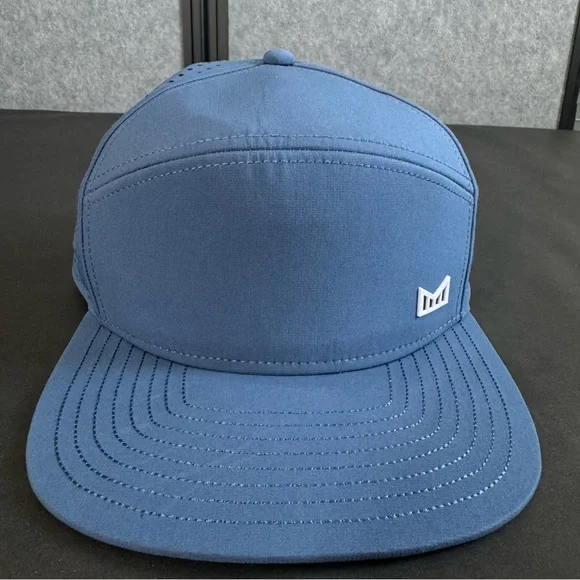 Melin Hydro Trenches Icon Snapback Hat Steel Blue Classic 7 ⅜” - 7 ⅝” - Picture 3 of 10